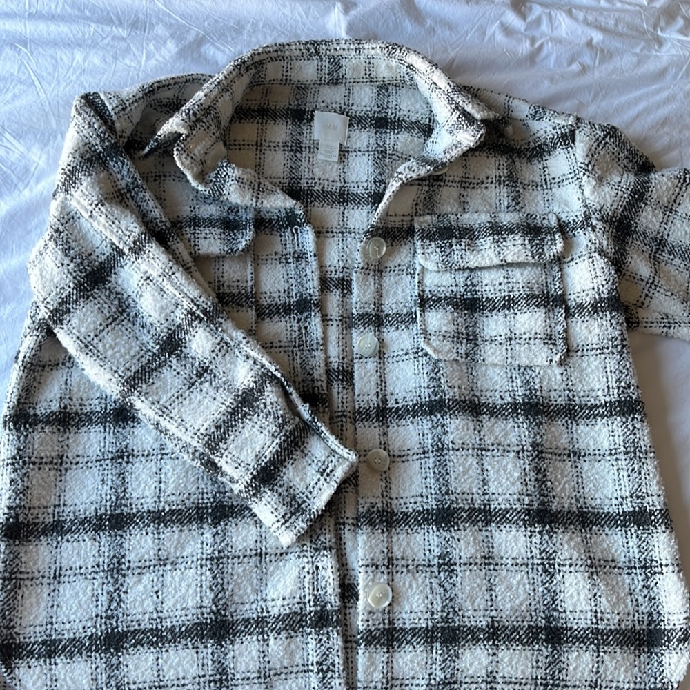 Oversized Plaid Jacket